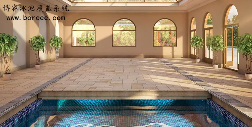 泳池伸缩盖